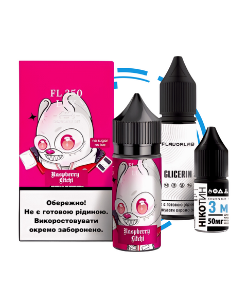 Набор для самозамеса Flavorlab FL350 LUX Raspberry Lychee (Малина Личи) 5879791 фото