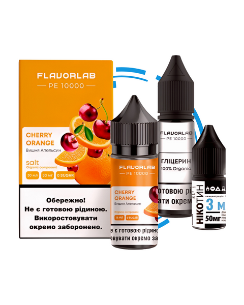 Набор для самозамеса Flavorlab PE 10000 Cherry Orange 7826986 фото