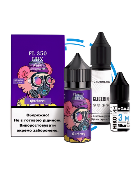 Набор для самозамеса Flavorlab FL350 LUX Blueberry (Черника) 5879796 фото