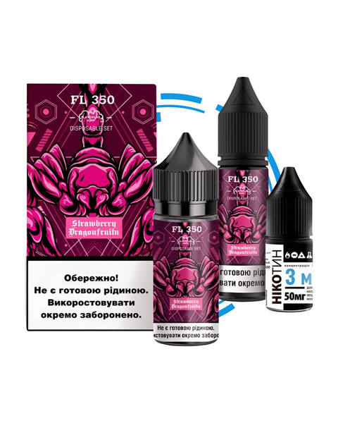 Набір для самозамісу Flavorlab Fl350 Strawberry Dragonfruit 7886299 фото