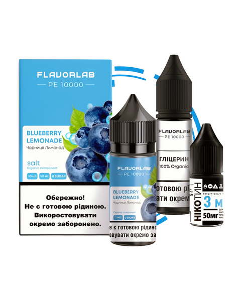 Набор для самозамеса Flavorlab PE 10000 Blueberry Lemonade 7826968 фото