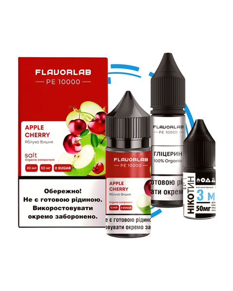 Набор для самозамеса Flavorlab PE 10000 Apple Cherry 7826980 фото